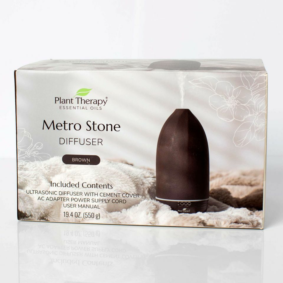 Plant Therapy Metro Stone Diffuser - Brown