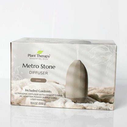 Plant Therapy Metro Stone Diffuser - Gray